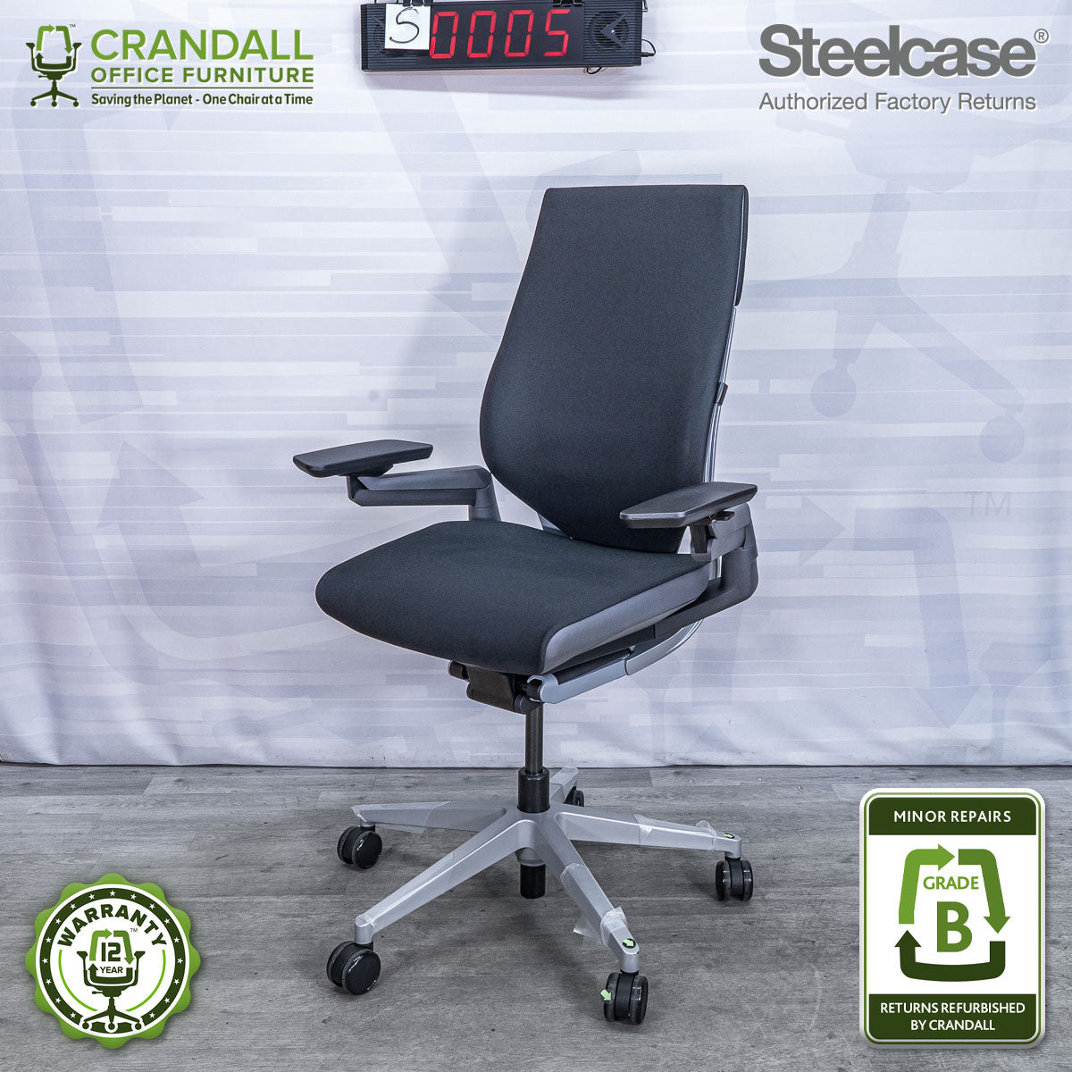 S-0005 - Steelcase Gesture - Grade B