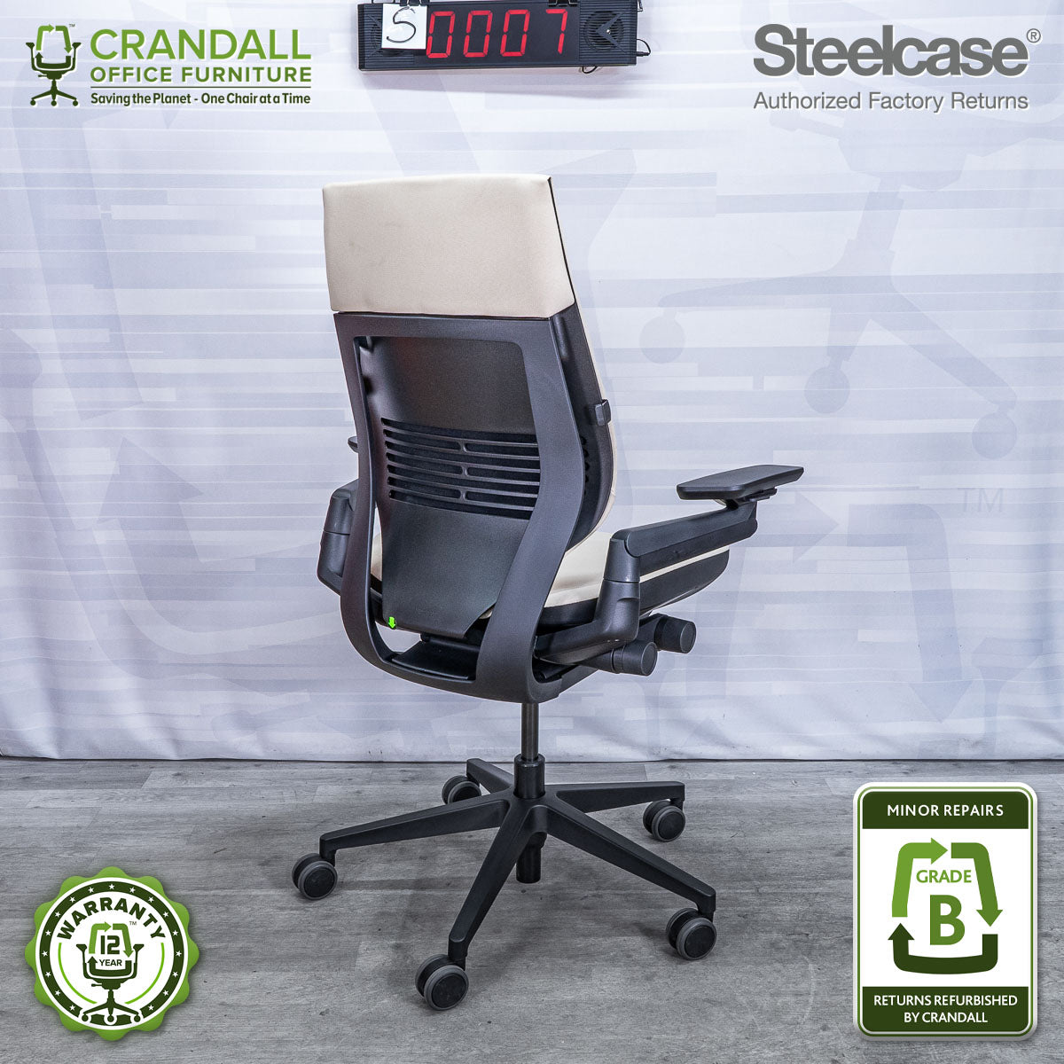 S-0007 - Steelcase Gesture - Grade B **CLOSEOUT - NO RETURNS**