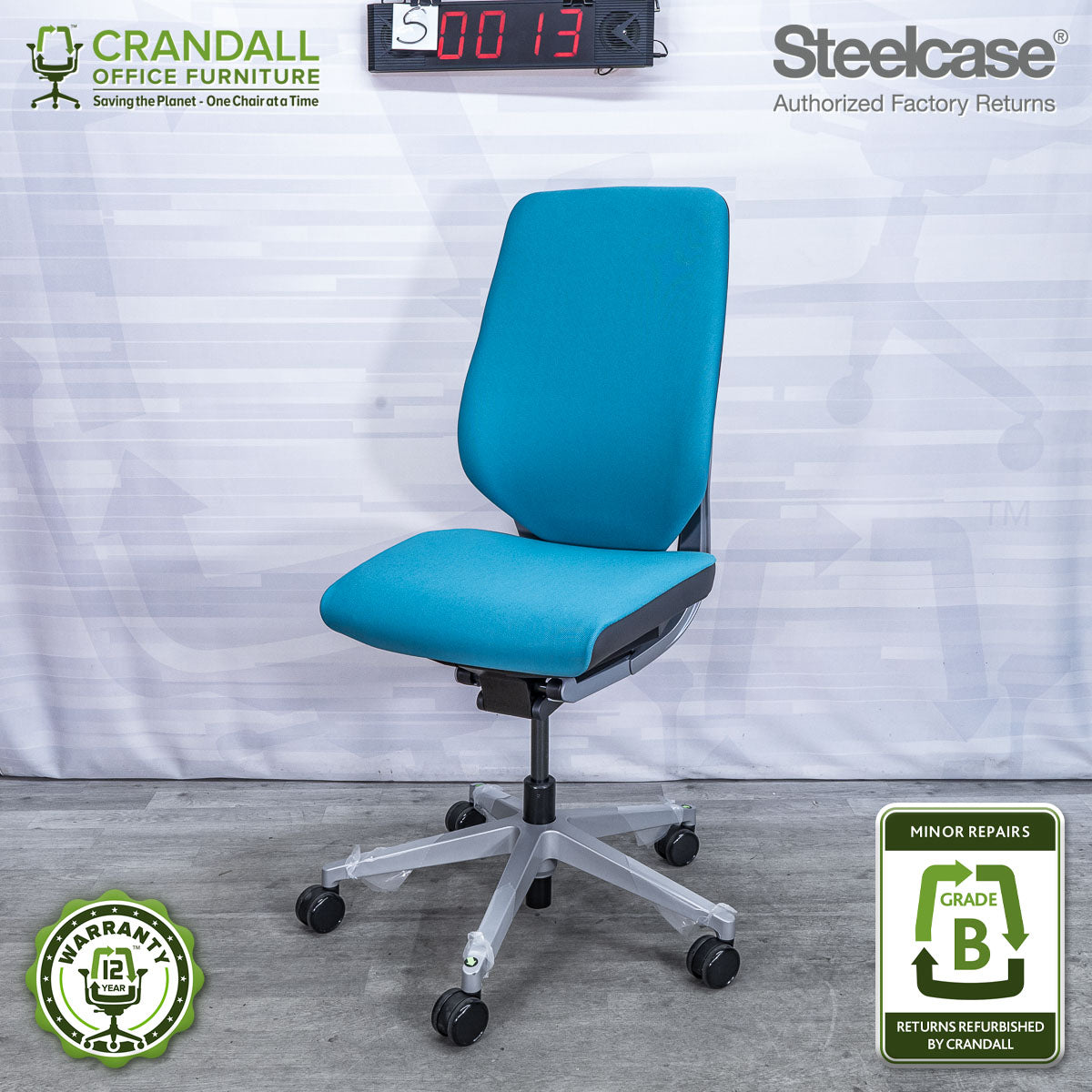 S-0013 - Steelcase Gesture - Grade B **CLOSEOUT - NO RETURNS**