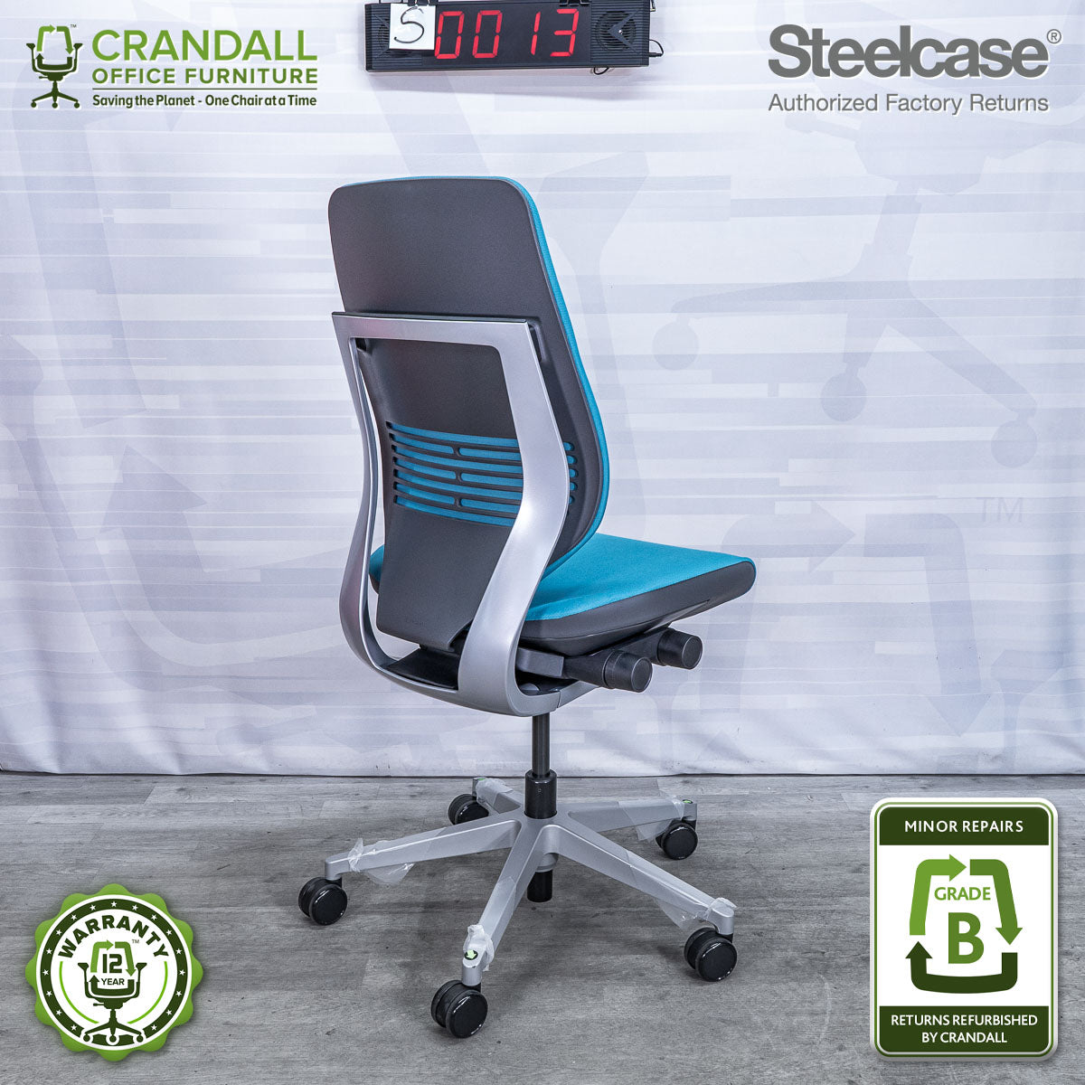 S-0013 - Steelcase Gesture - Grade B **CLOSEOUT - NO RETURNS**