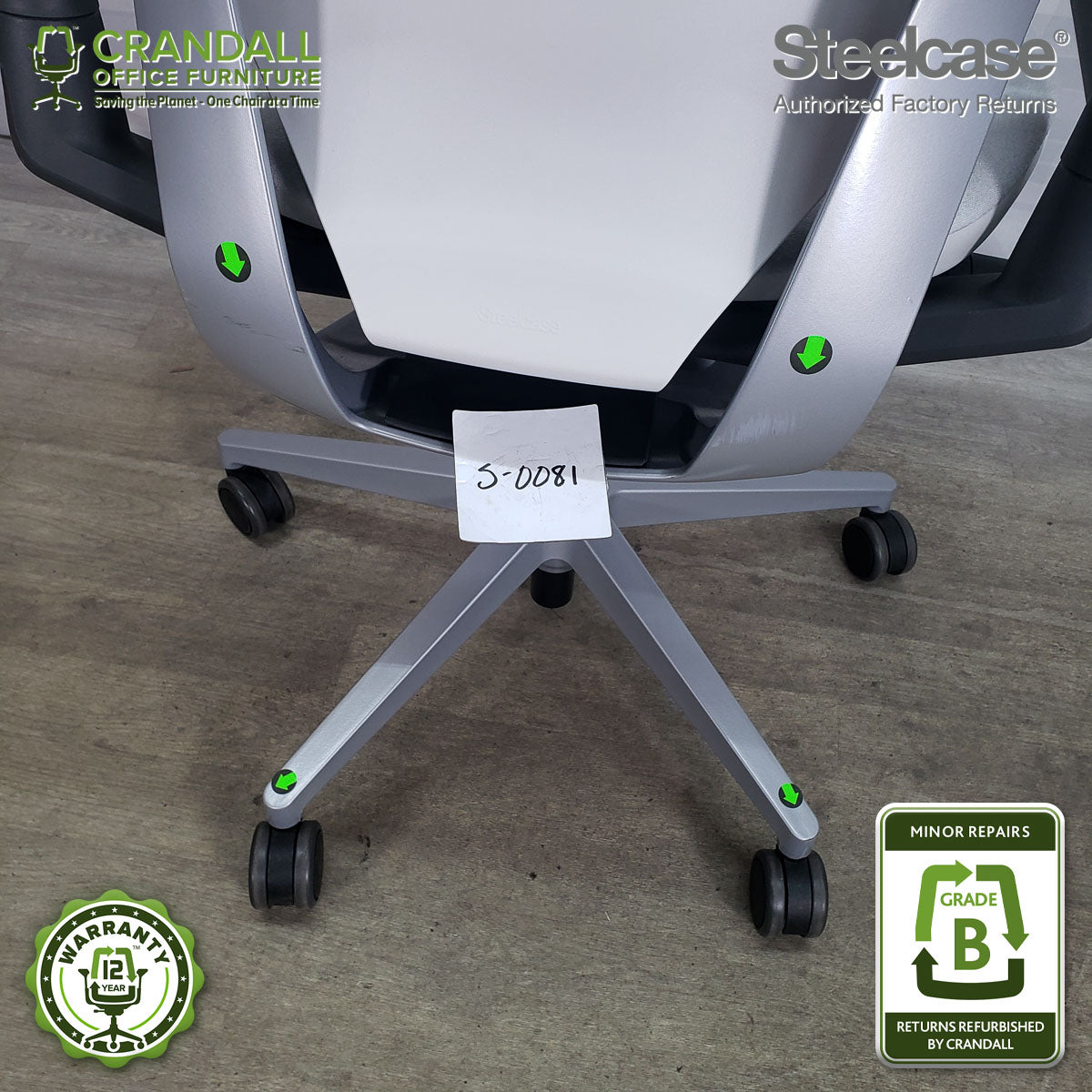 S-0081 - Steelcase Gesture - Grade B