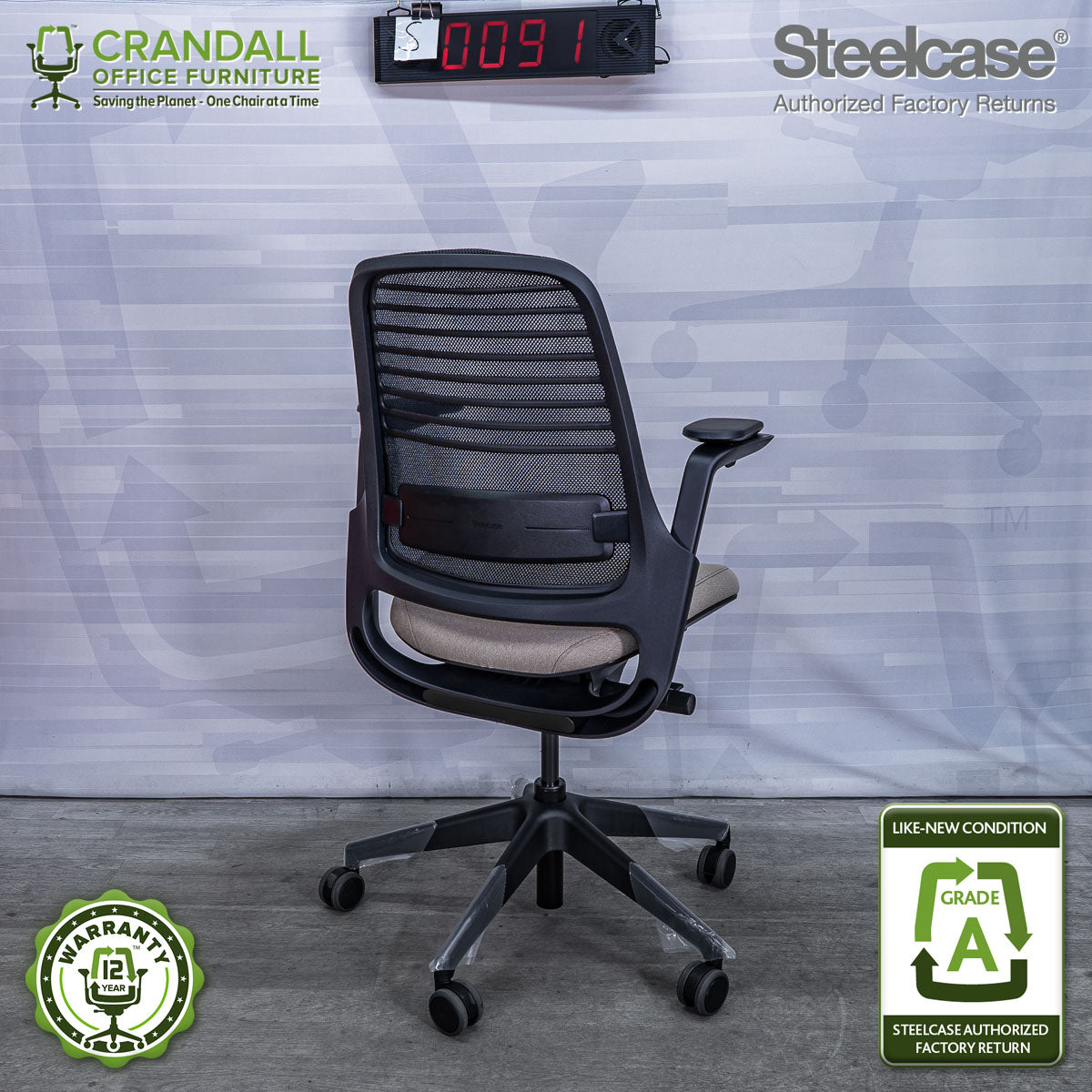 S-0091 - Steelcase Series 1 - Grade A