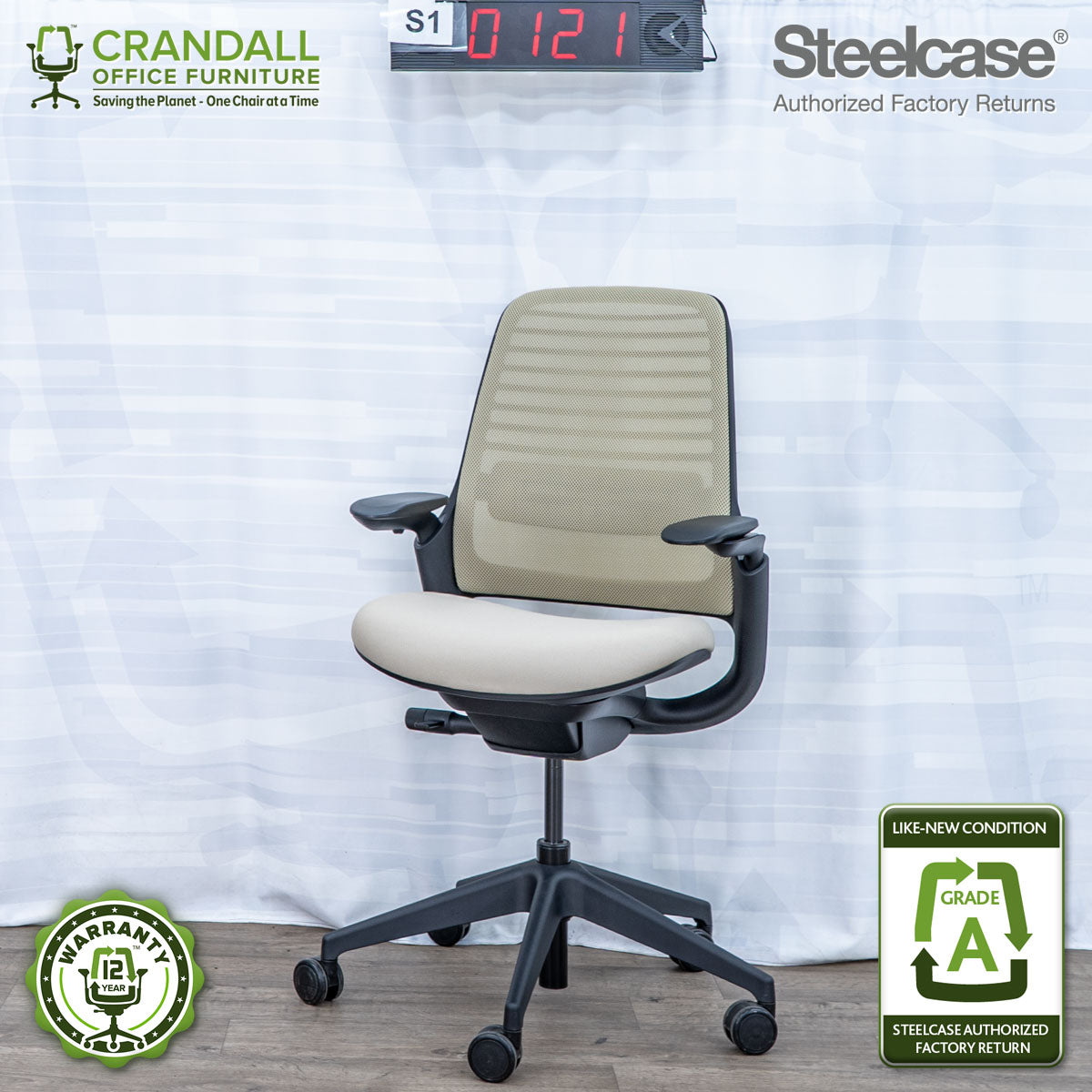 S1-0121 - Steelcase Series 1 - Grade A