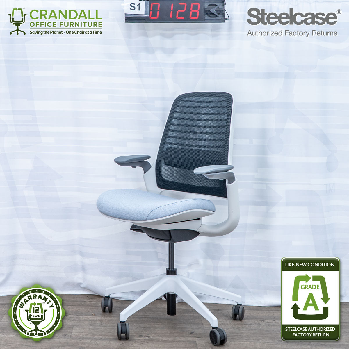 S1-0128 - Steelcase Series 1 - Grade A