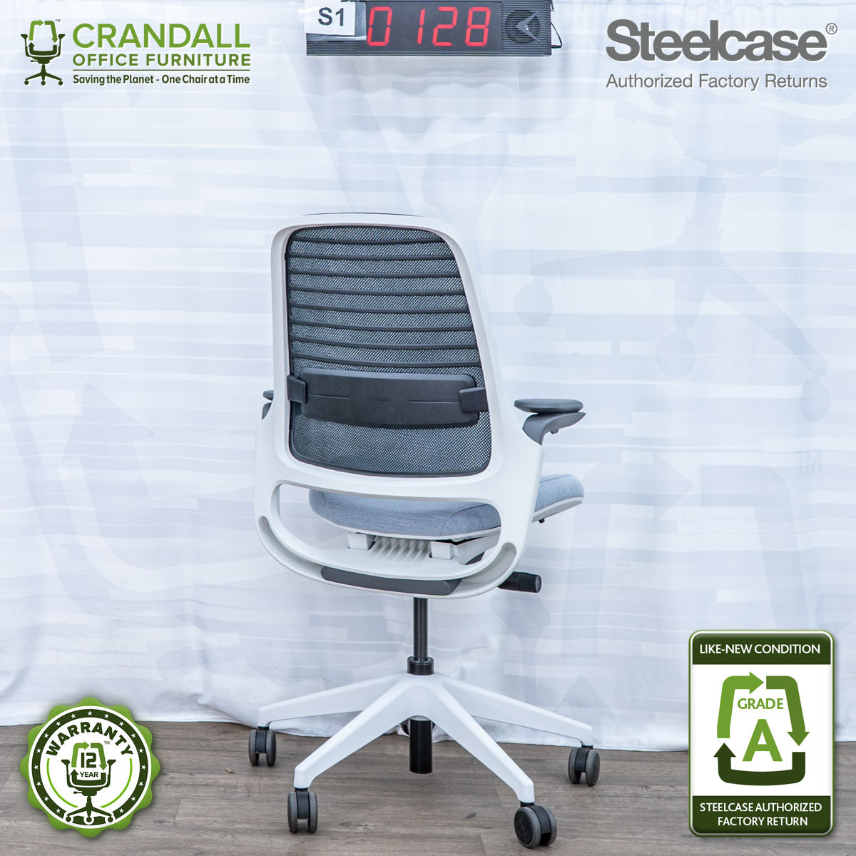 S1-0128 - Steelcase Series 1 - Grade A