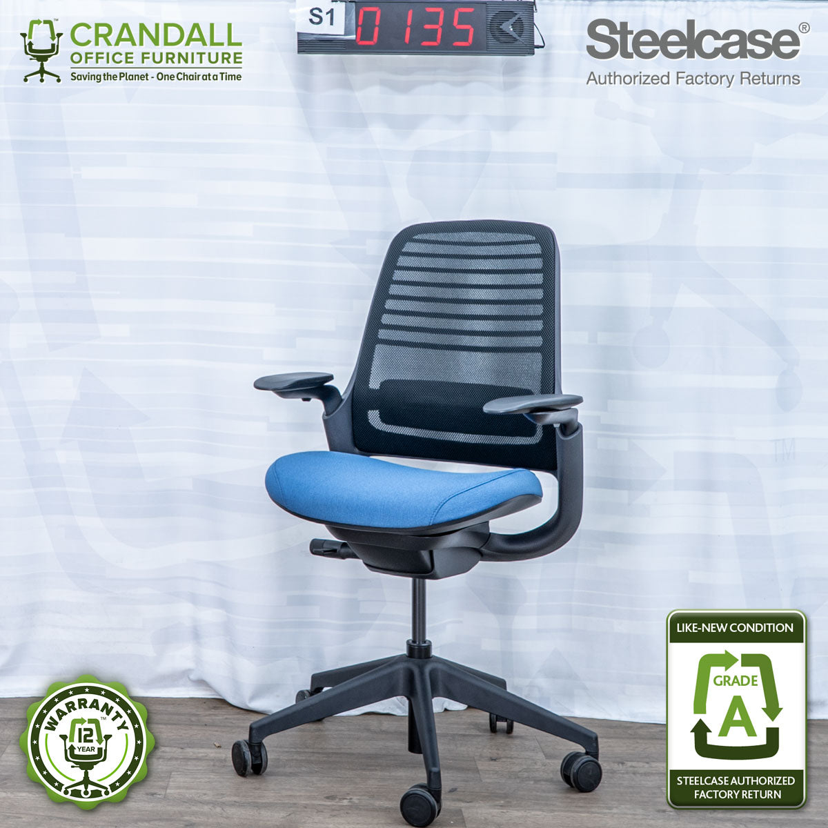 S1-0135 - Steelcase Series 1 - Grade A