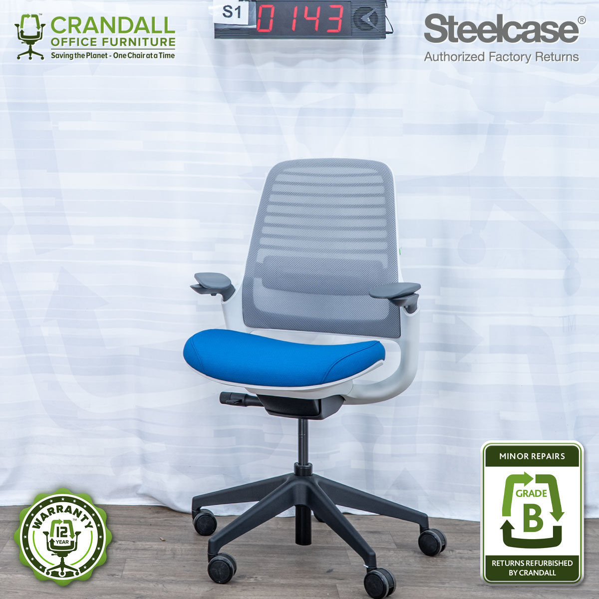 S1-0143 - Steelcase Series 1 - Grade B