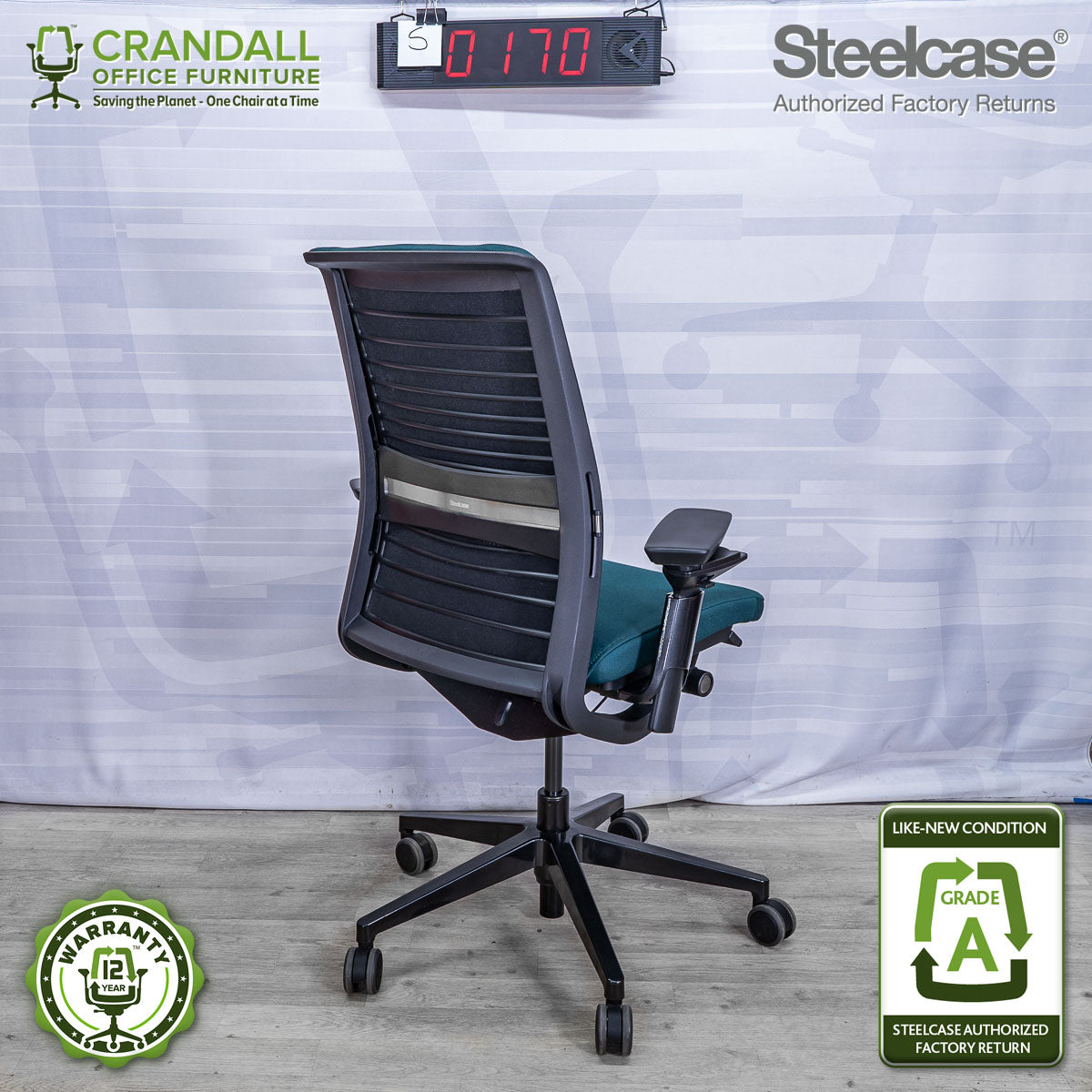S-0170 - Steelcase V2 Think - Grade A **CLOSEOUT - NO RETURNS**