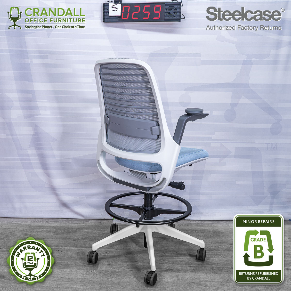 S-0259 - Steelcase Series 1 - Grade B