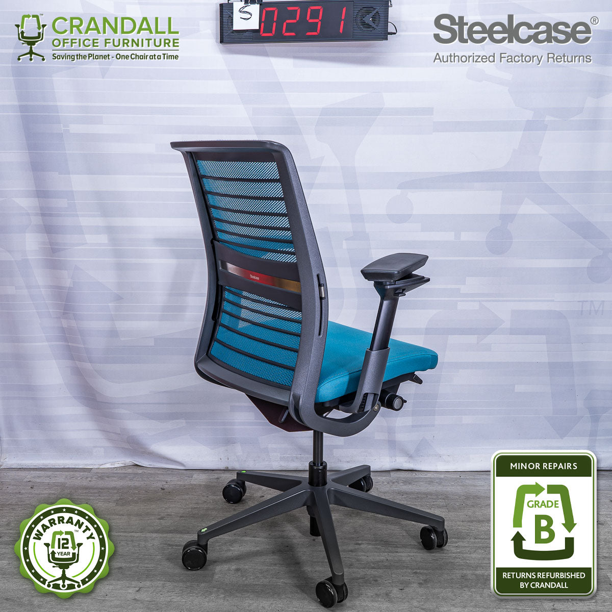 S-0291 - Steelcase V2 Think- Grade B