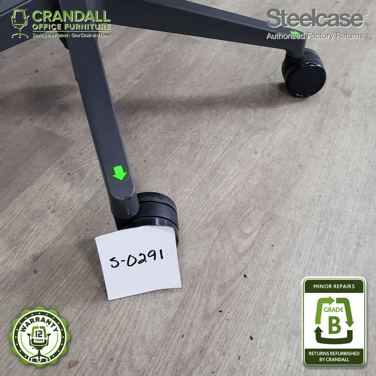 S-0291 - Steelcase V2 Think- Grade B