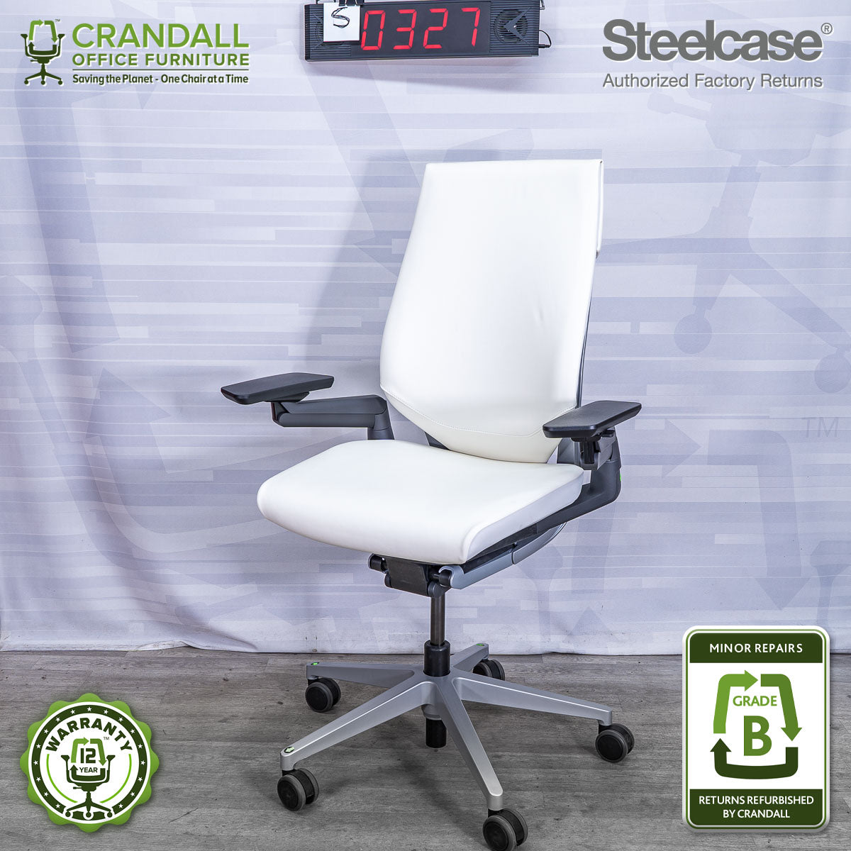 S-0327 - Steelcase Gesture - Grade B **CLOSEOUT - NO RETURNS**