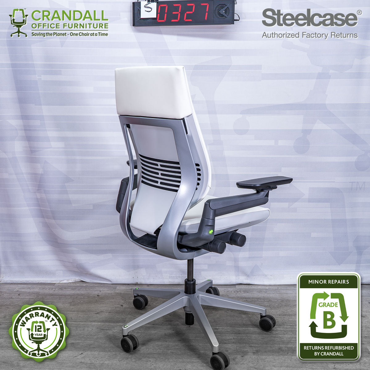 S-0327 - Steelcase Gesture - Grade B **CLOSEOUT - NO RETURNS**