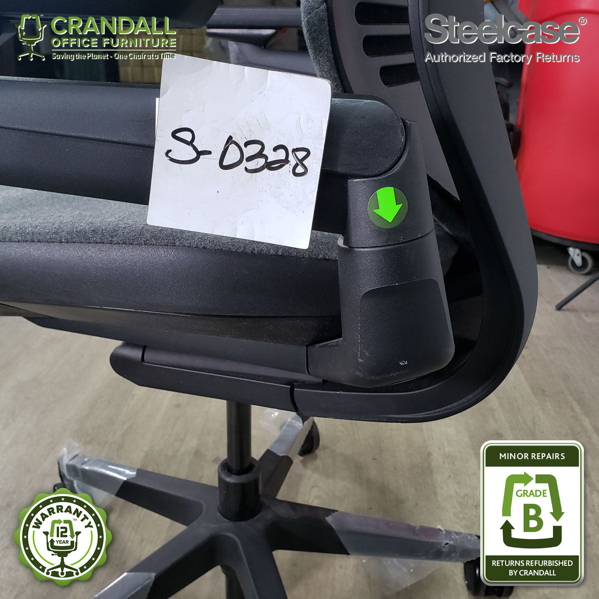 S-0328 - Steelcase Gesture - Grade B