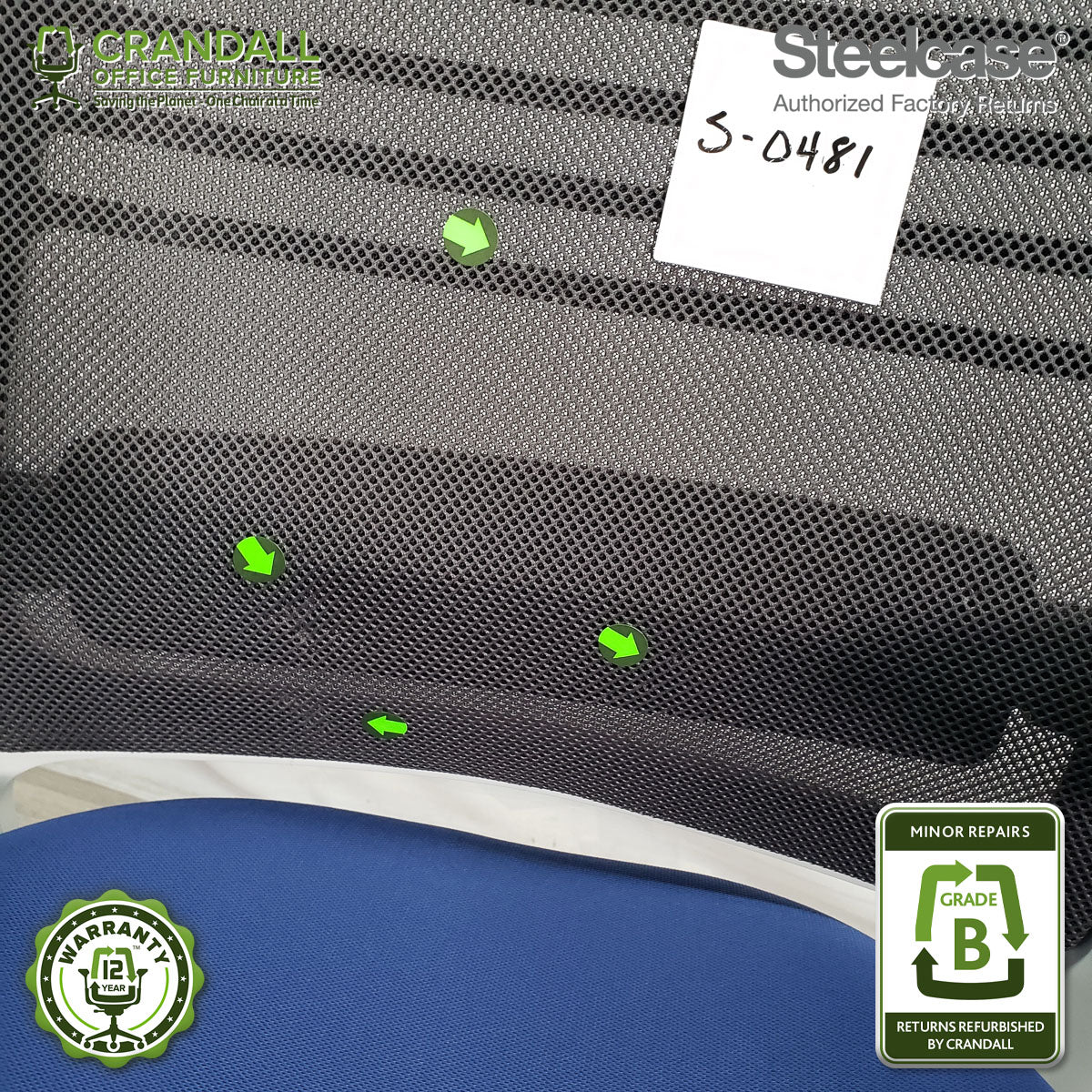 S-0481 - Steelcase Series 1 - Grade B