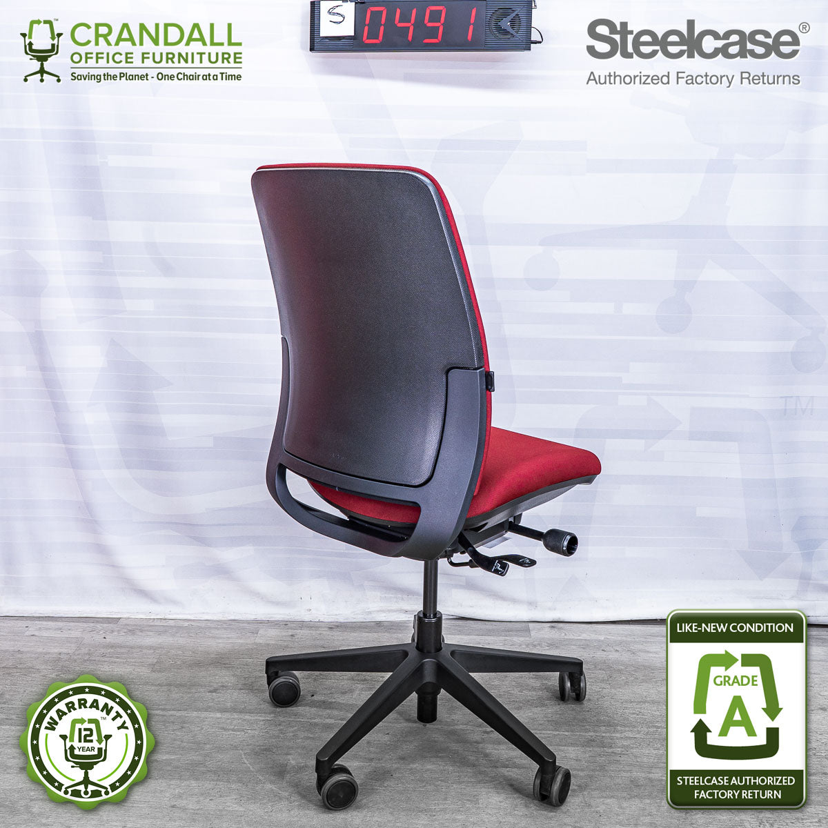 S-0491 - Steelcase Amia - Grade A