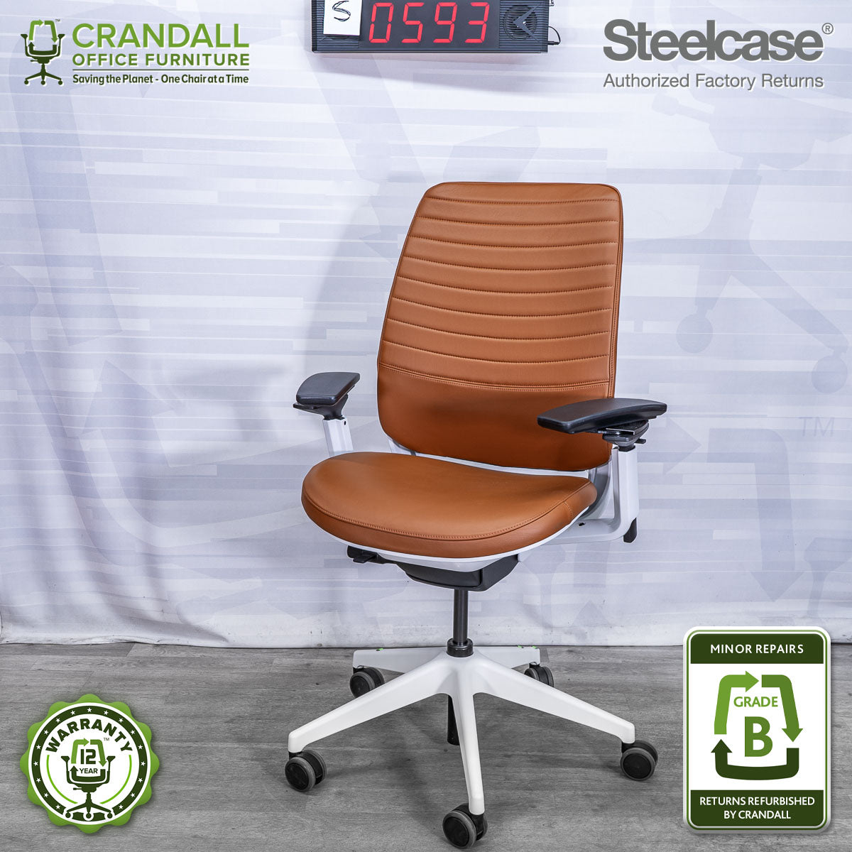 S-0593 - Steelcase Series 2 - Grade B