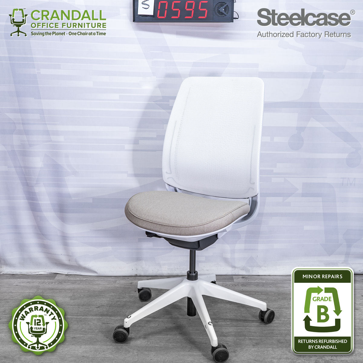 S-0595 - Steelcase Series 2 - Grade B