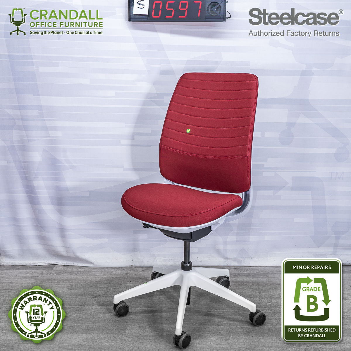 S-0597 - Steelcase Series 2 - Grade B