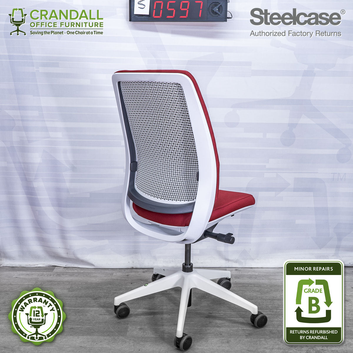 S-0597 - Steelcase Series 2 - Grade B