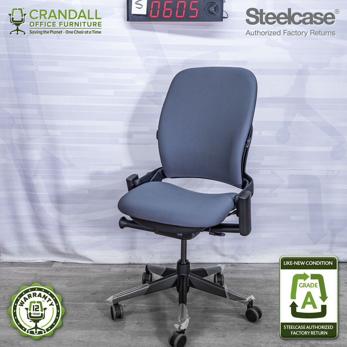 S-0605 - Steelcase V2 Leap - Grade A