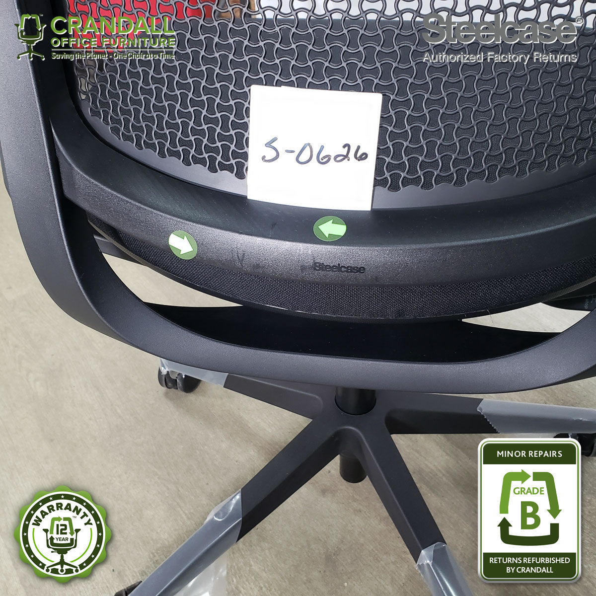 S-0626 - Steelcase Amia - Grade B