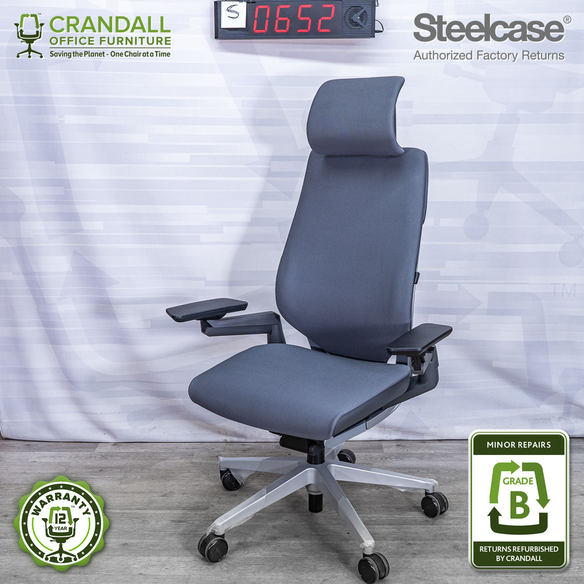 S-0652 - Steelcase Gesture - Grade B