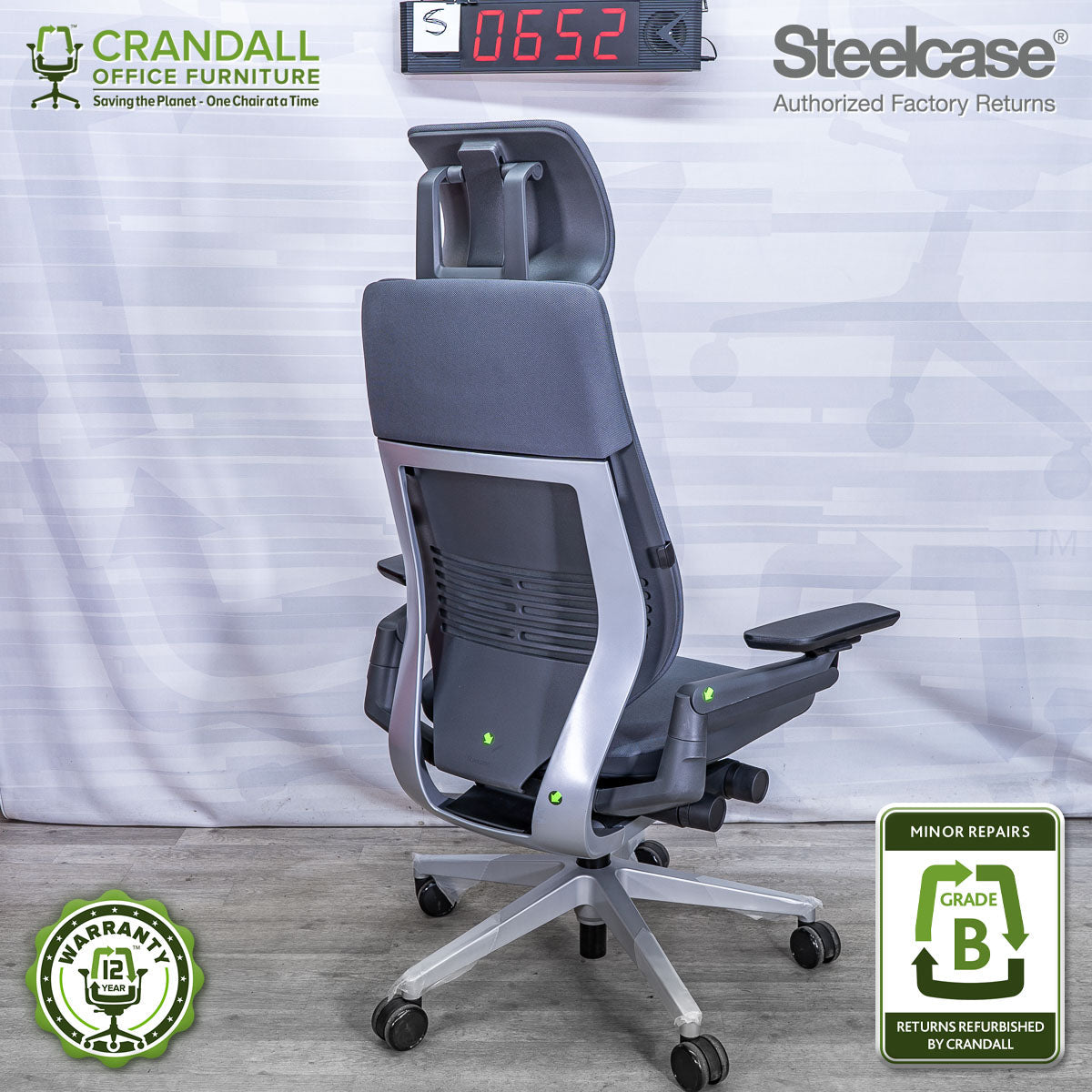 S-0652 - Steelcase Gesture - Grade B