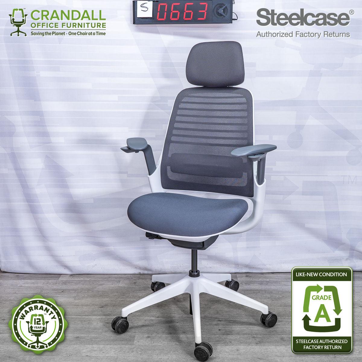 S-0663 - Steelcase Series 1 - Grade A