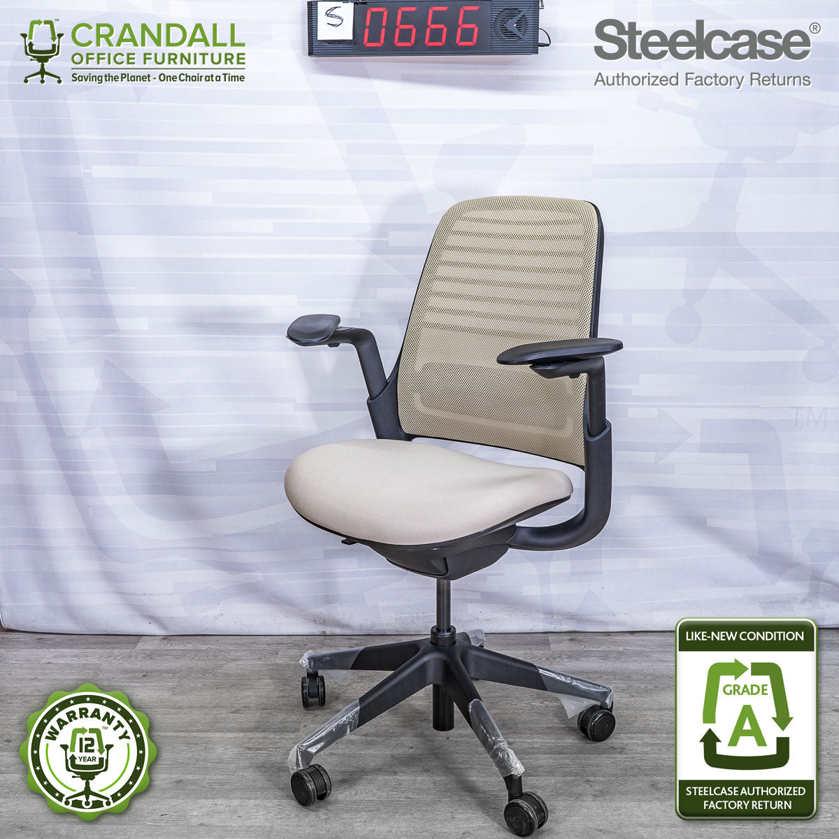 S-0666 - Steelcase Series 1 - Grade A