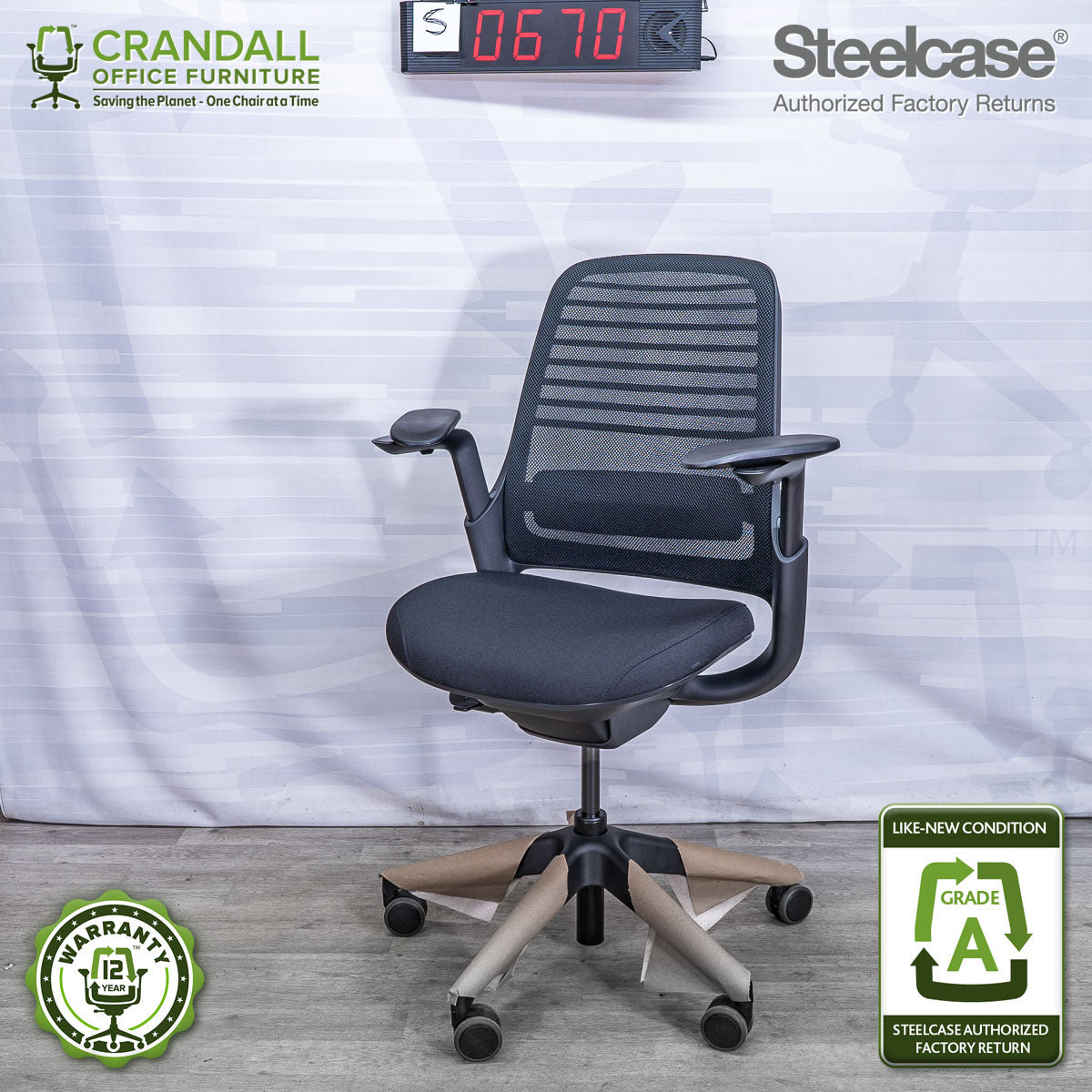 S-0670 - Steelcase Series 1 - Grade A