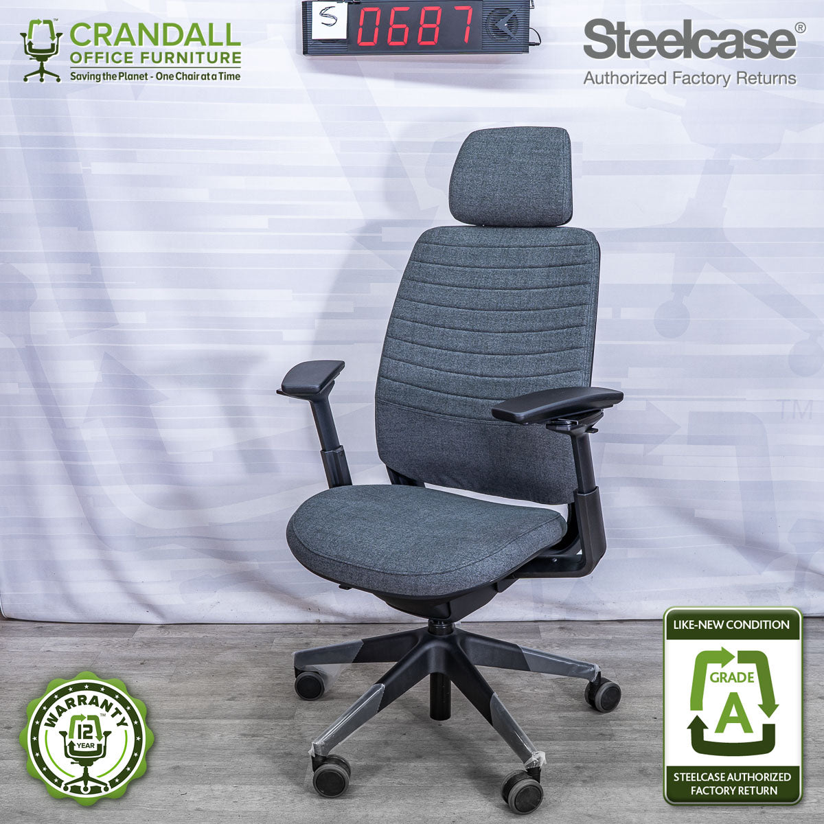 S-0687 - Steelcase Series 2 - Grade A