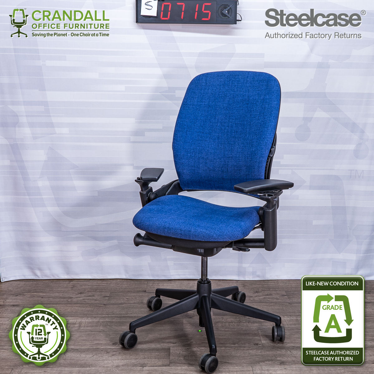 S-0715 - Steelcase V2 Leap - Grade A