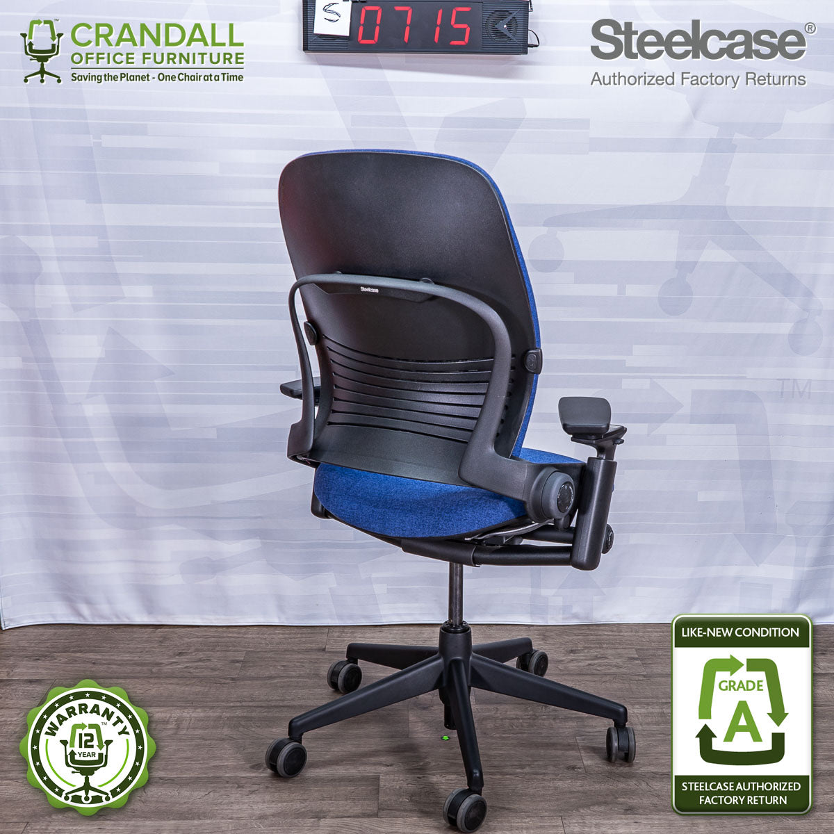 S-0715 - Steelcase V2 Leap - Grade A