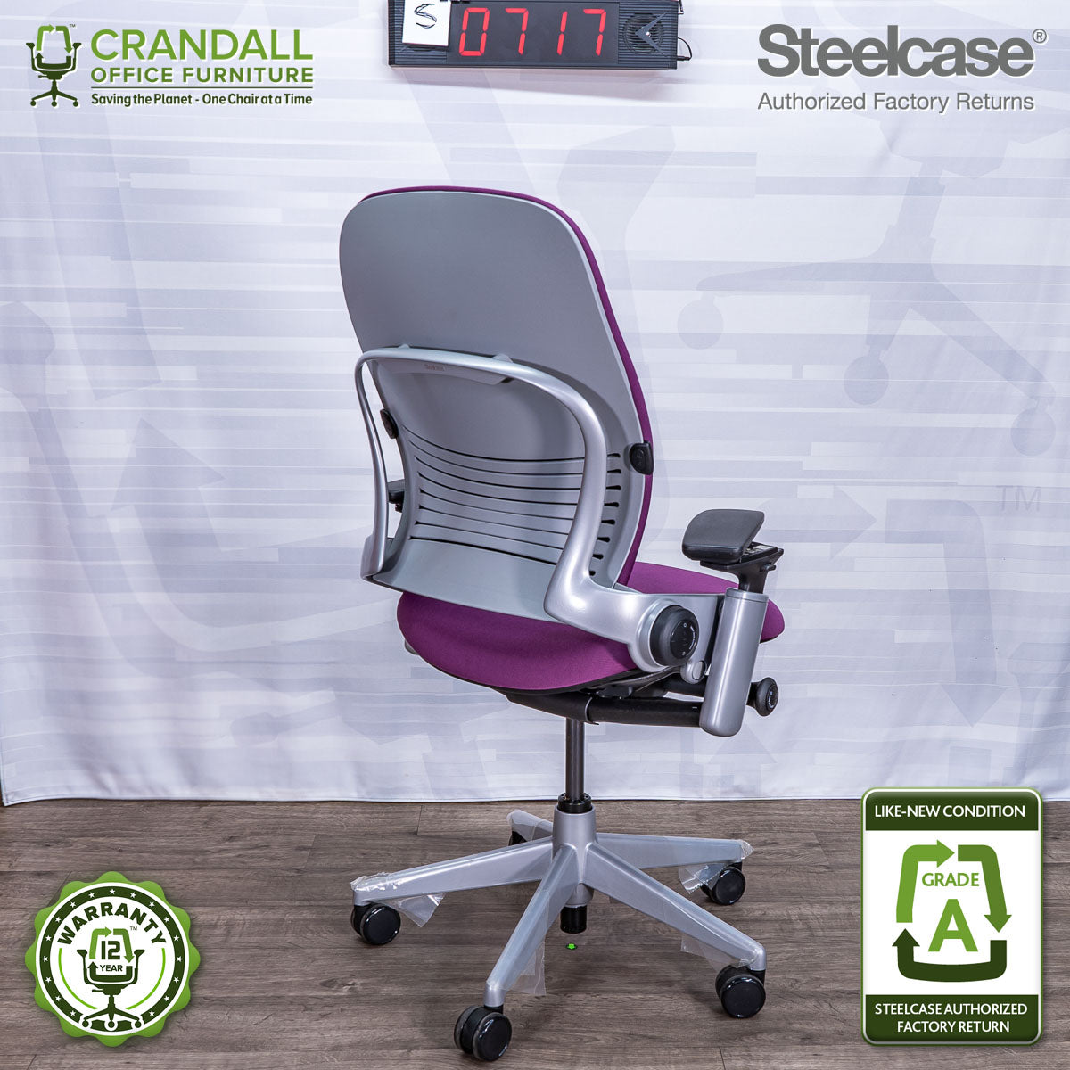 S-0717 - Steelcase V2 Leap - Grade A