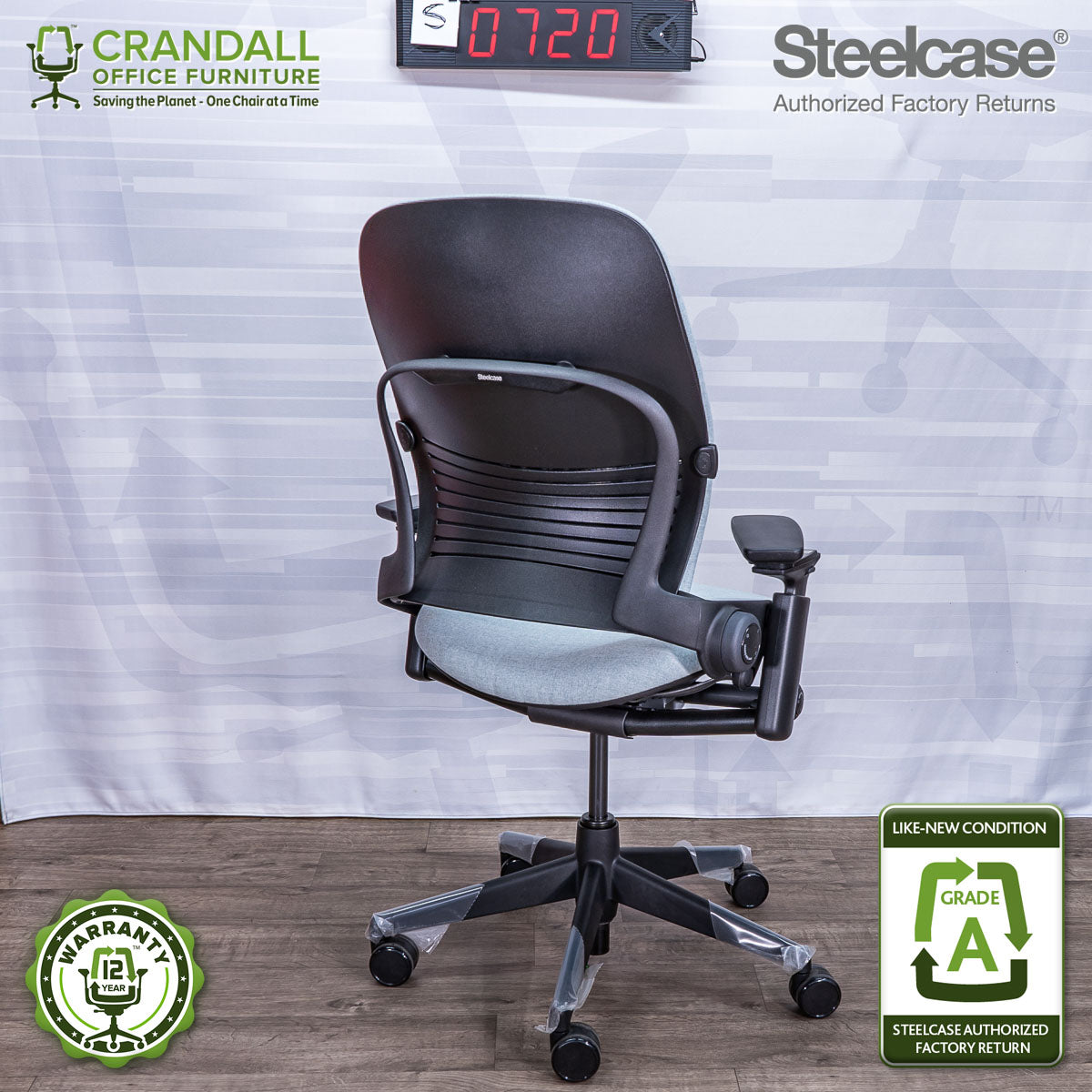 S-0720 - Steelcase V2 Leap - Grade A