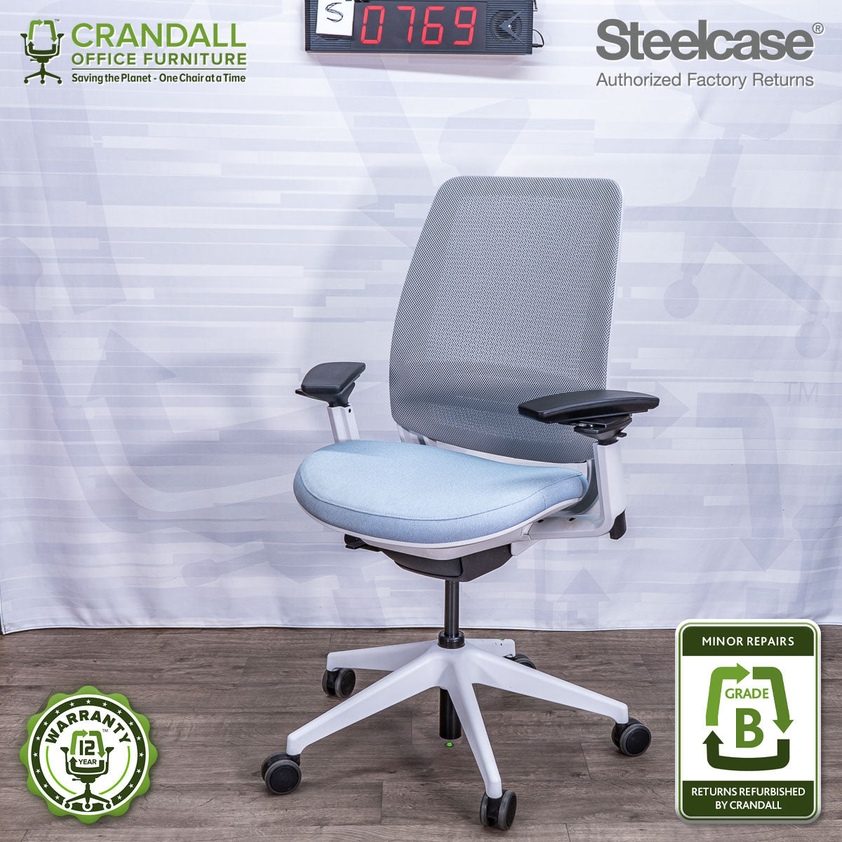 S-0769 - Steelcase Series 2 - Grade B
