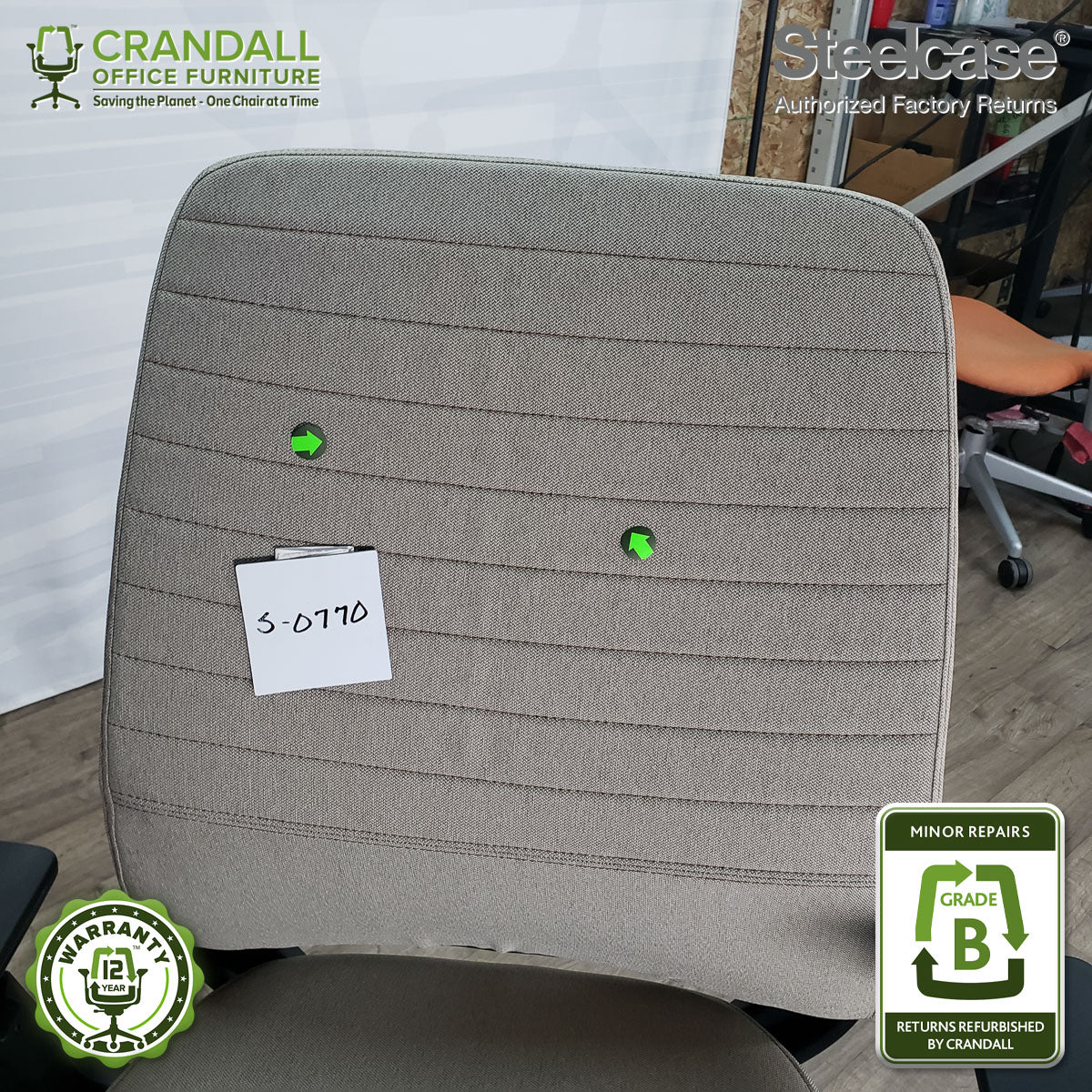 S-0770 - Steelcase Series 2 - Grade B