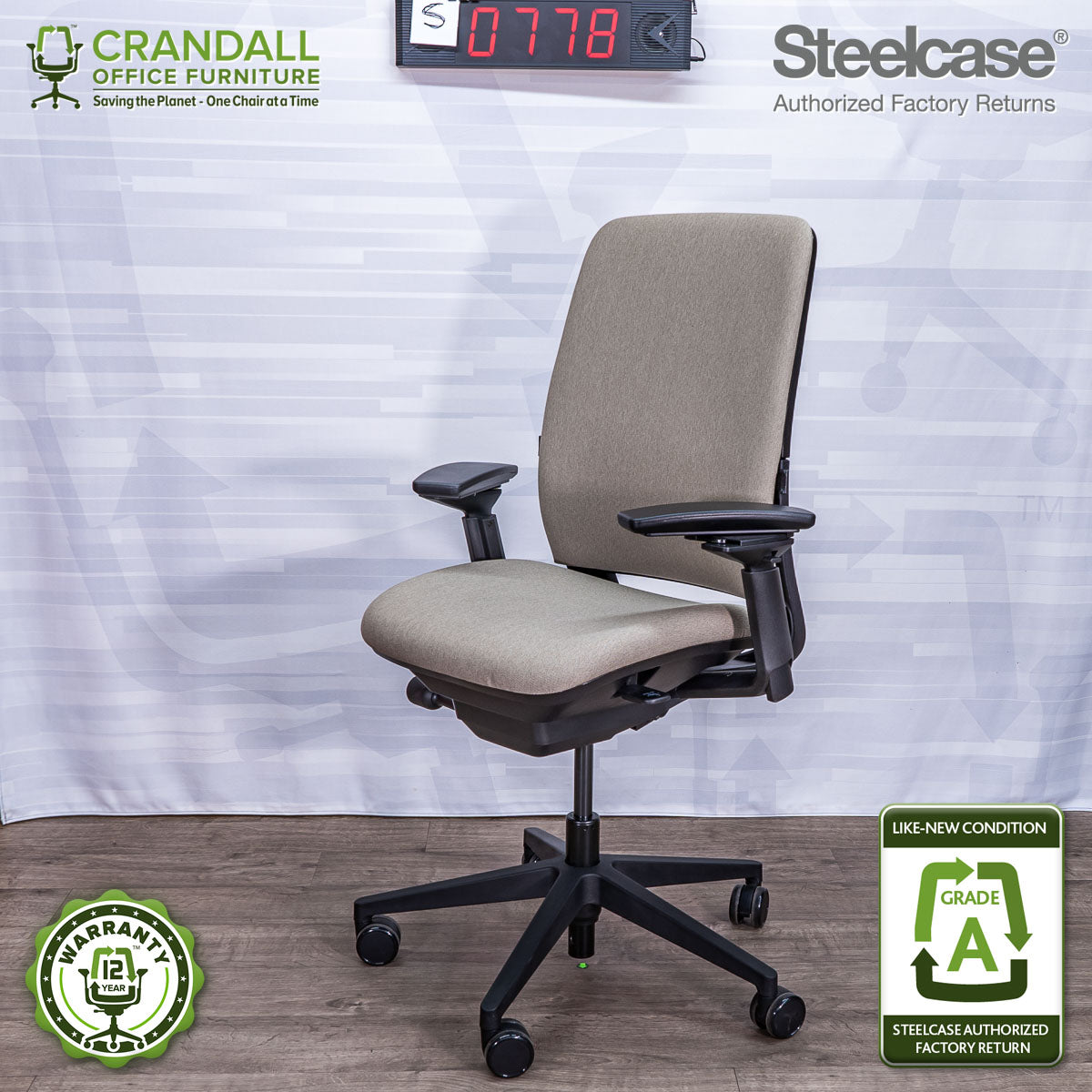 S-0778 - Steelcase Amia - Grade A