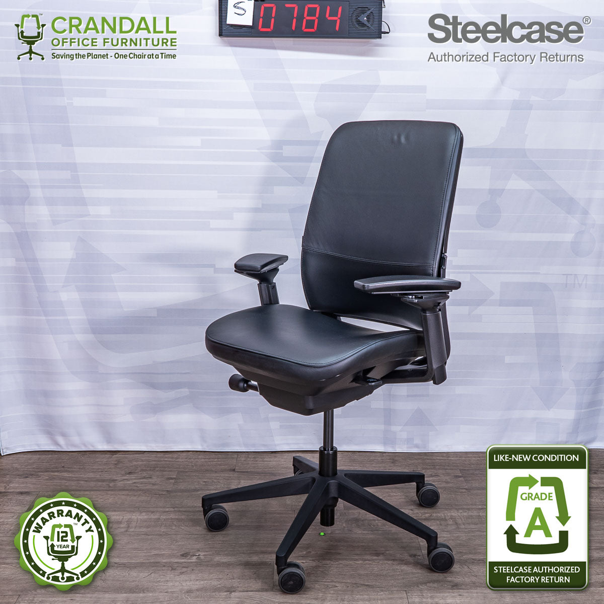 S-0784 - Steelcase Amia - Grade A