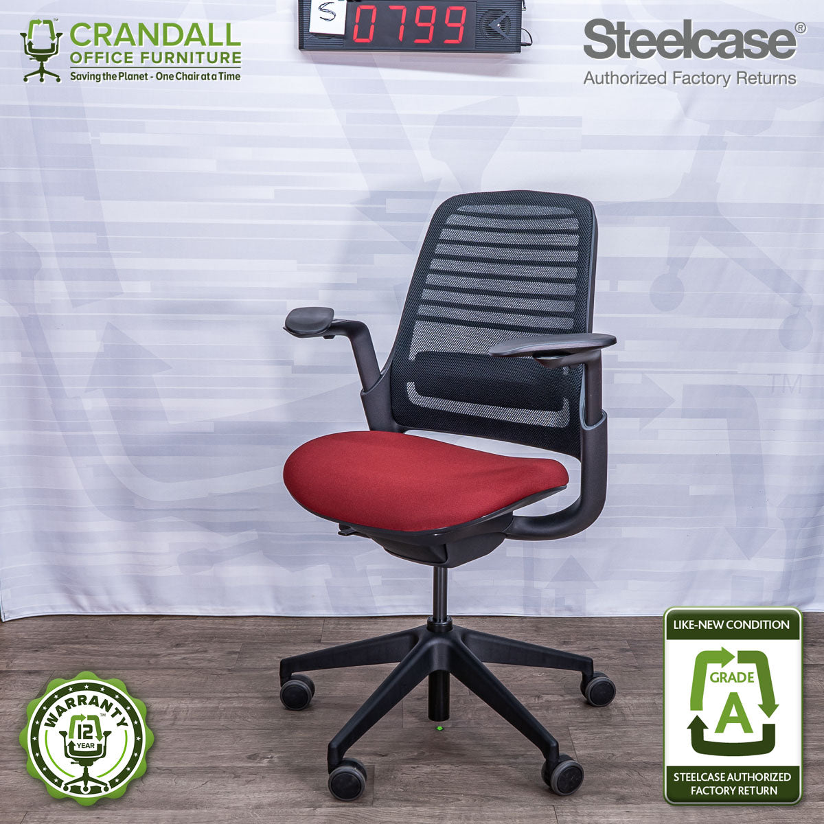 S-0799 - Steelcase Series 1 - Grade A