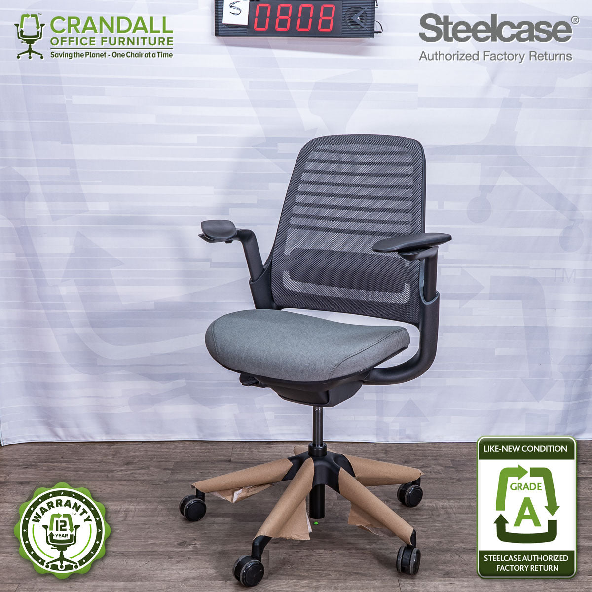 S-0808 - Steelcase Series 1 - Grade A