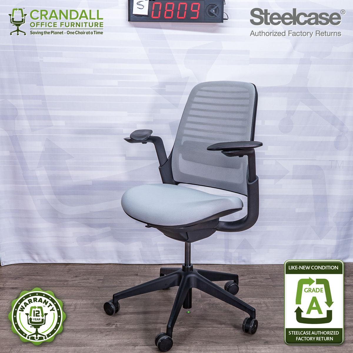 S-0809 - Steelcase Series 1 - Grade A