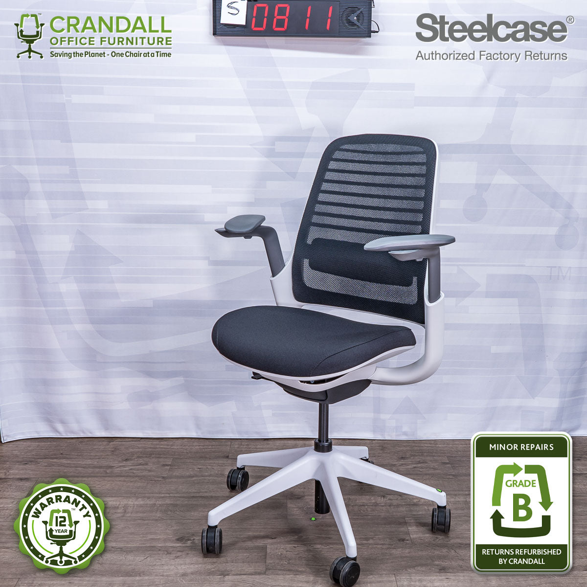 S-0811 - Steelcase Series 1 - Grade B