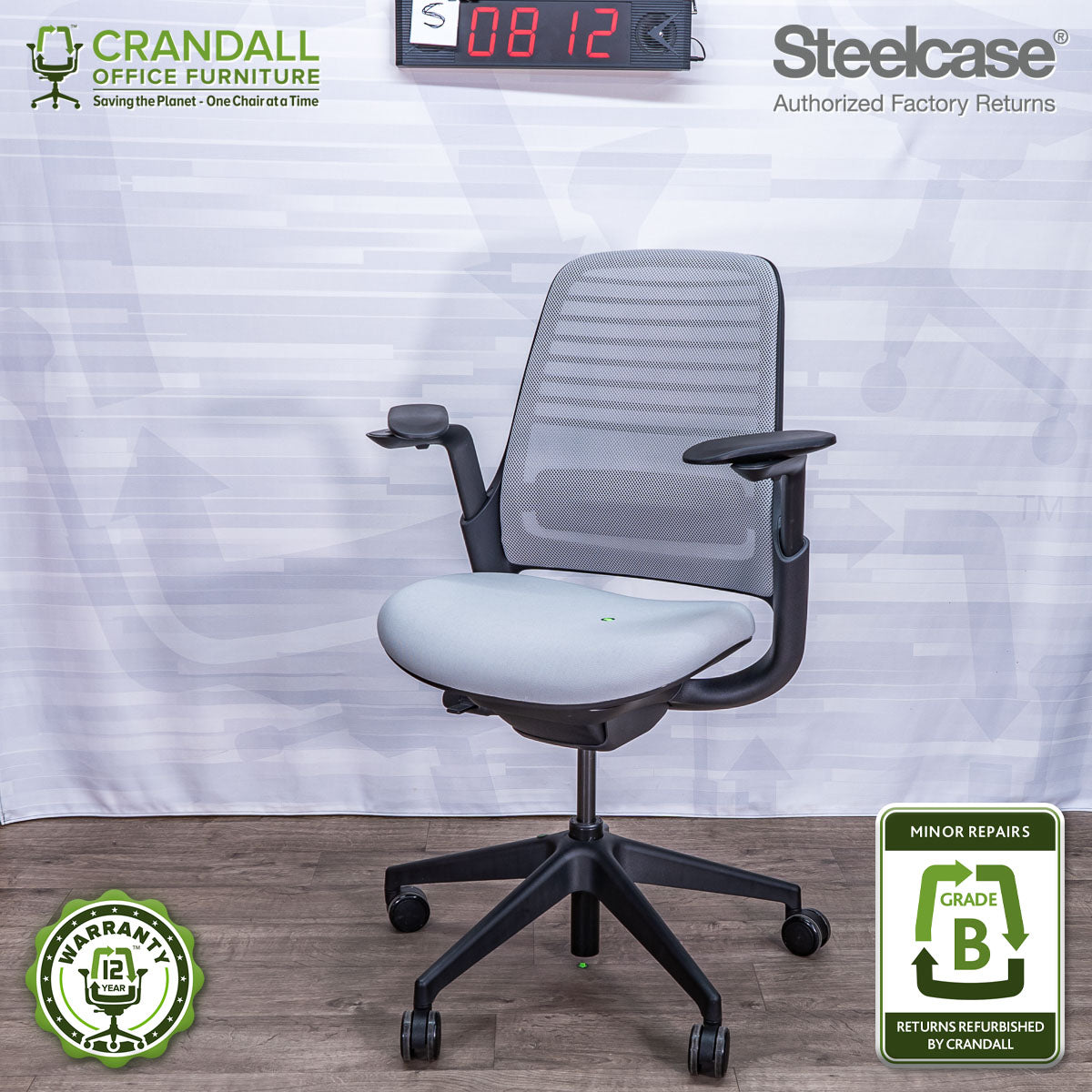 S-0812 - Steelcase Series 1 - Grade B