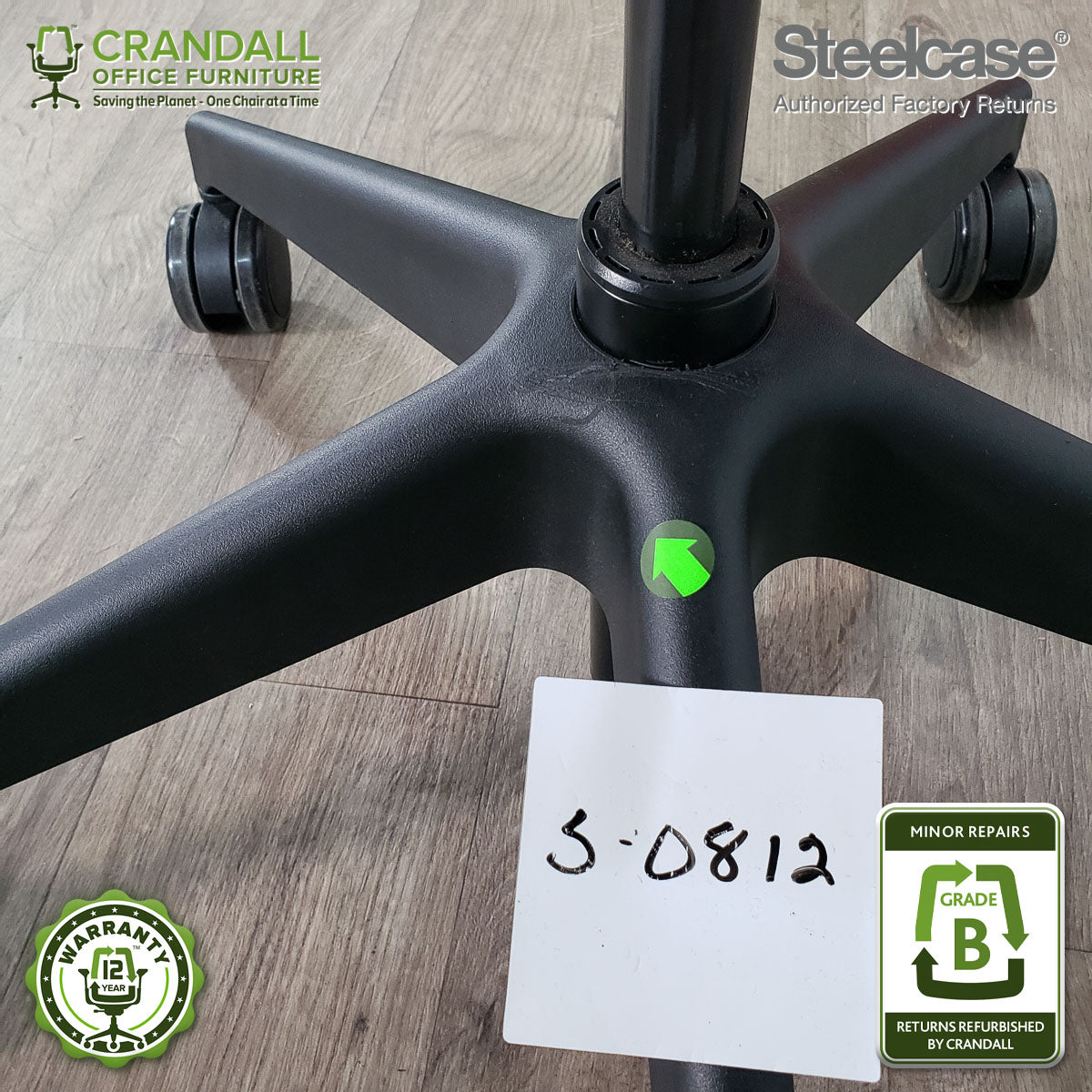 S-0812 - Steelcase Series 1 - Grade B