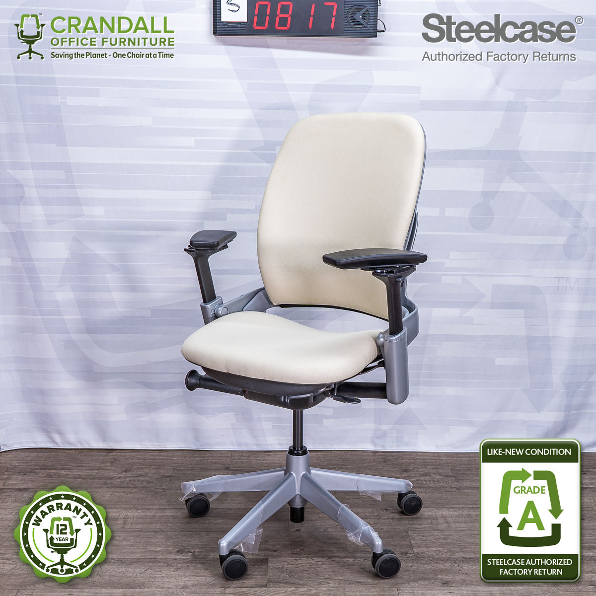 S-0817 - Steelcase V2 Leap - Grade A