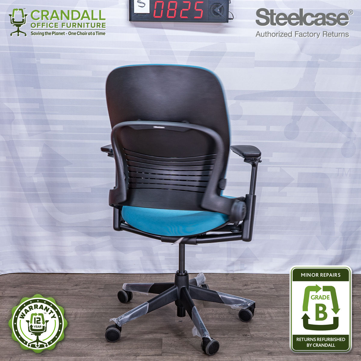 S-0825 - Steelcase V2 Leap - Grade A