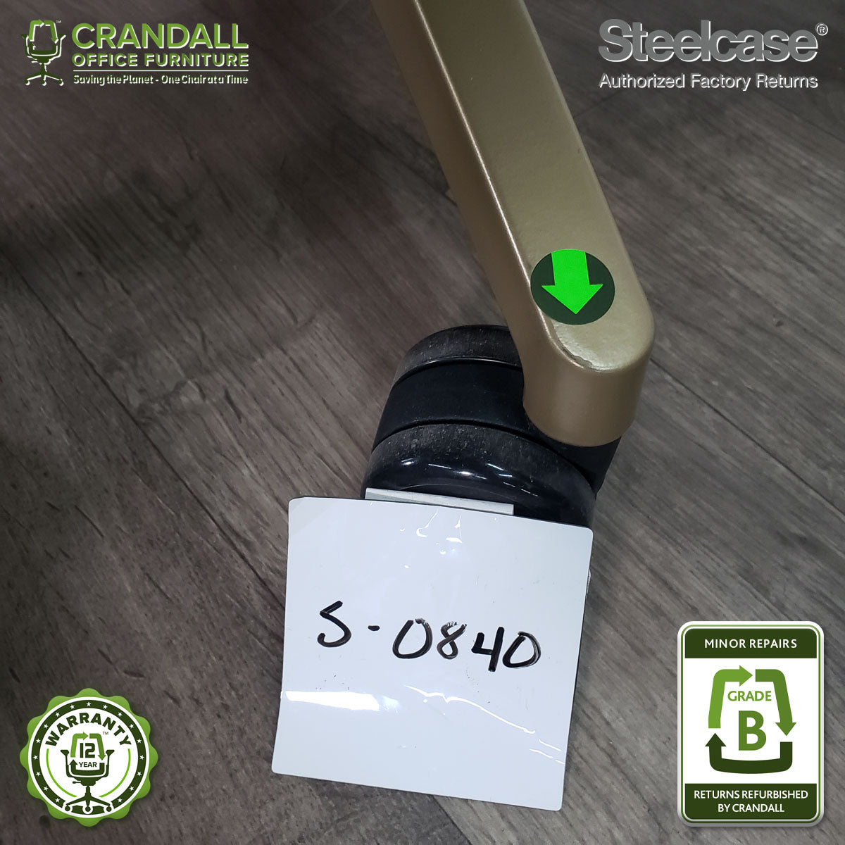 S-0840 - Steelcase V2 Think - Grade B