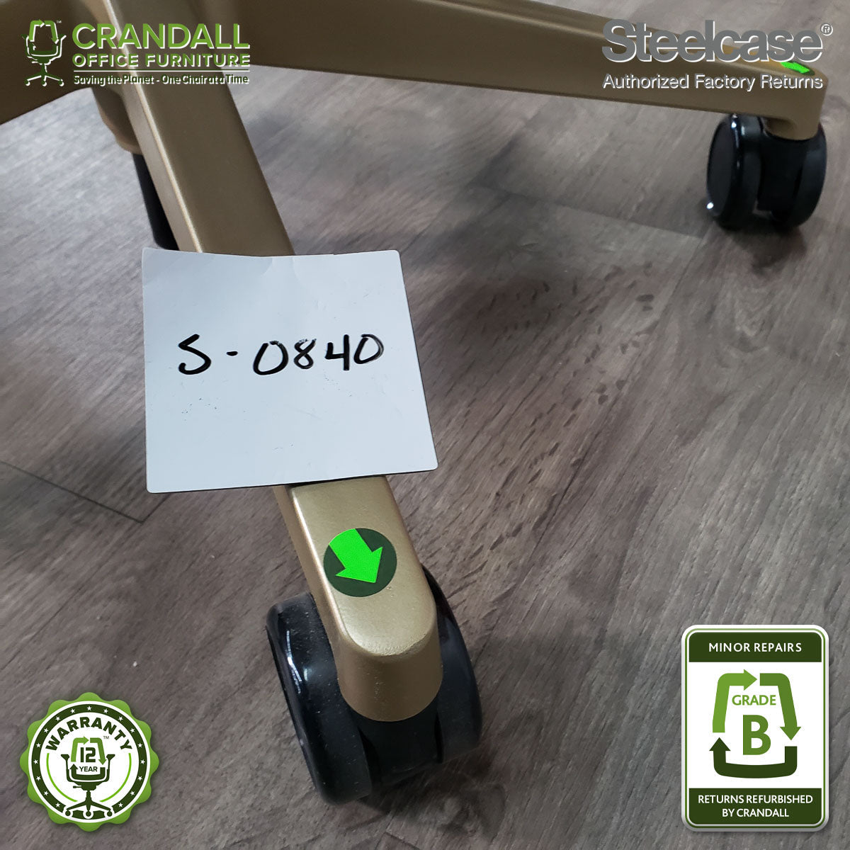 S-0840 - Steelcase V2 Think - Grade B